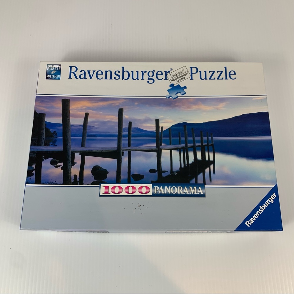 Ravensburger 1000 Piece Panorama Jigsaw Puzzle Idyllic Lakeside 151127 Complete